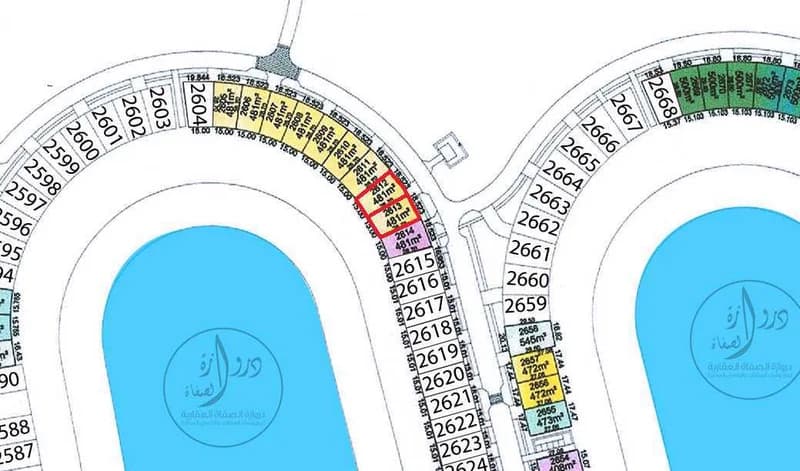 للبيع اراضي في مدينة صباح البحرية - الرابعة