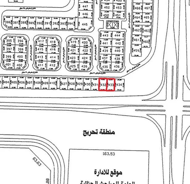 للبيع ارضين في الزهراء ق1