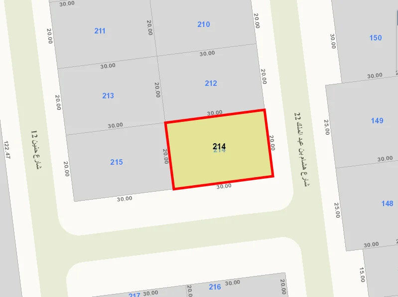 للبيع ارض في الروضة  ق1