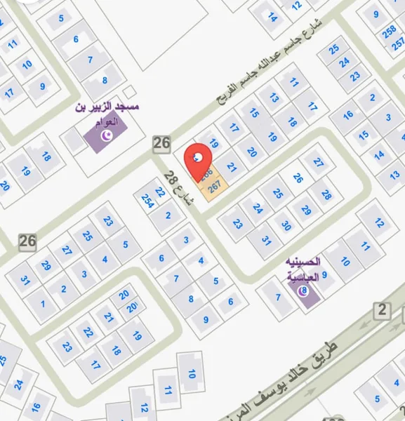 للبيع أرض في المنصورية ق٢