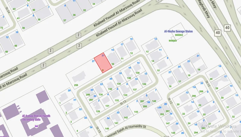 للبيع أرض في النزهة ق١