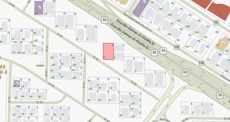 للبيع أرض في الدسمة ق٤