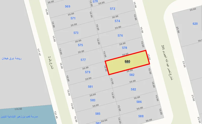 للبيع ارض في خيطان ق١٠