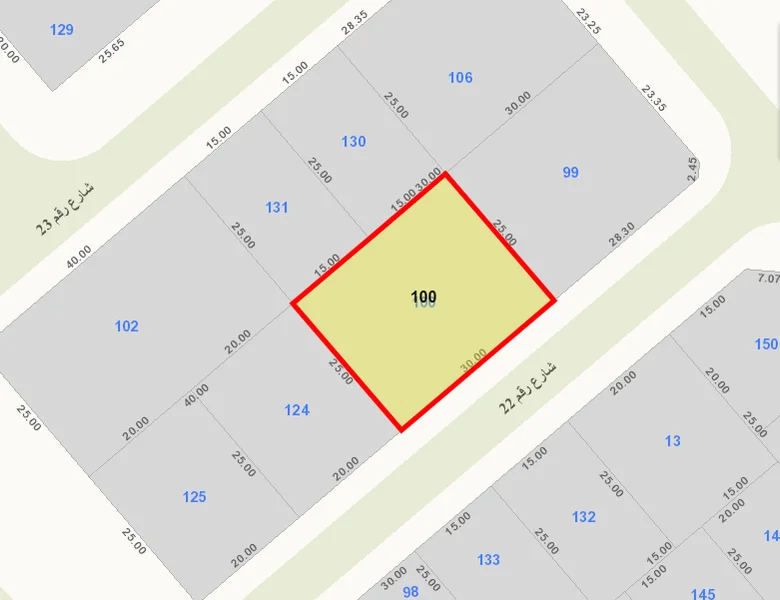 للبيع ارض في الشعب قطعة 2