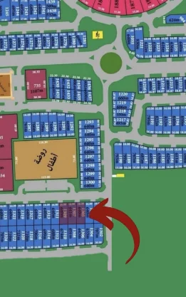 للبيع اراضي صف ثاني - المرحله الاولي