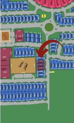 للبيع اراضي في المرحله الاولي - صف ثاني