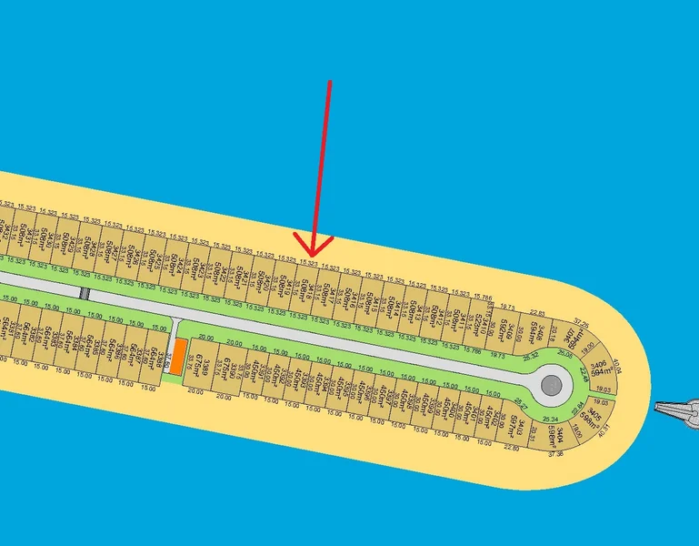 للبيع أرض في مدينة صباح الأحمد البحرية المرحلة الخامسة 