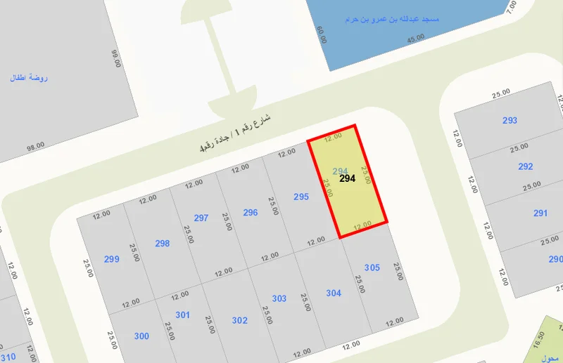 للبيع ارض فضاء في بيان ق 12