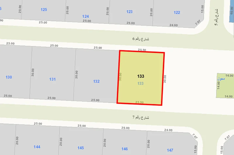 للبيع ارض فضاء  في الاندلس ق١١