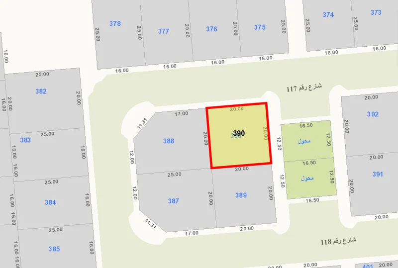 للبيع أرض في السلام ق١