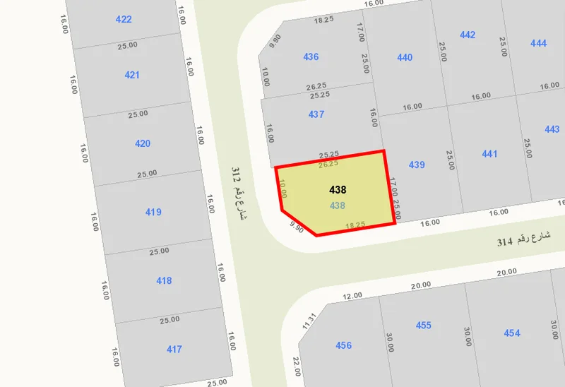 للبيع ارض فضاء في الزهراء قطعة 3