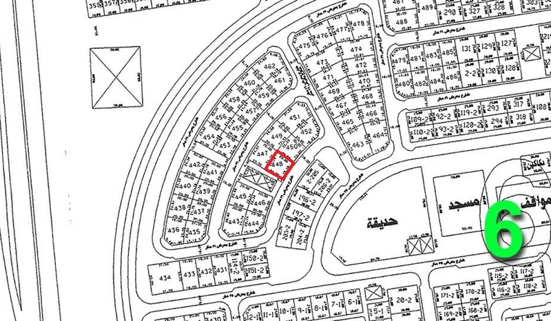للبيع ارض في الزهراء ق6