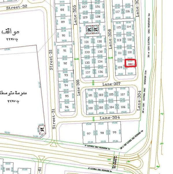 للبيع أرض في الصديق قطعة ٣