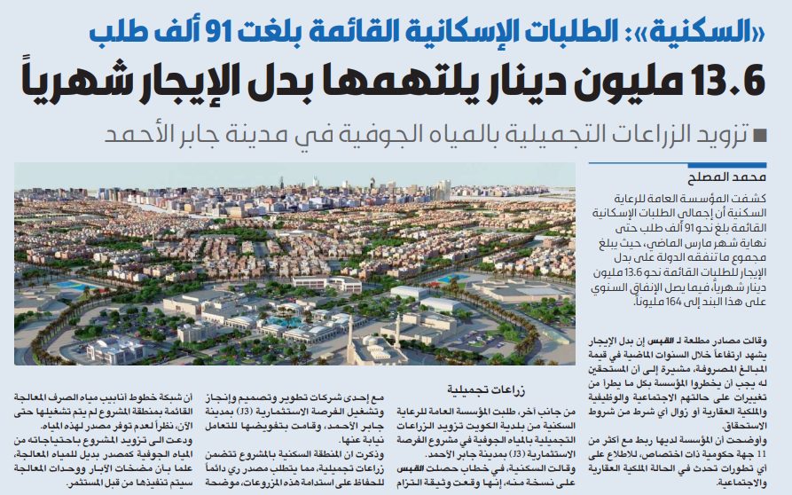 13.6 مليون دينار يلتهمها بدل الإيجار شهرياً