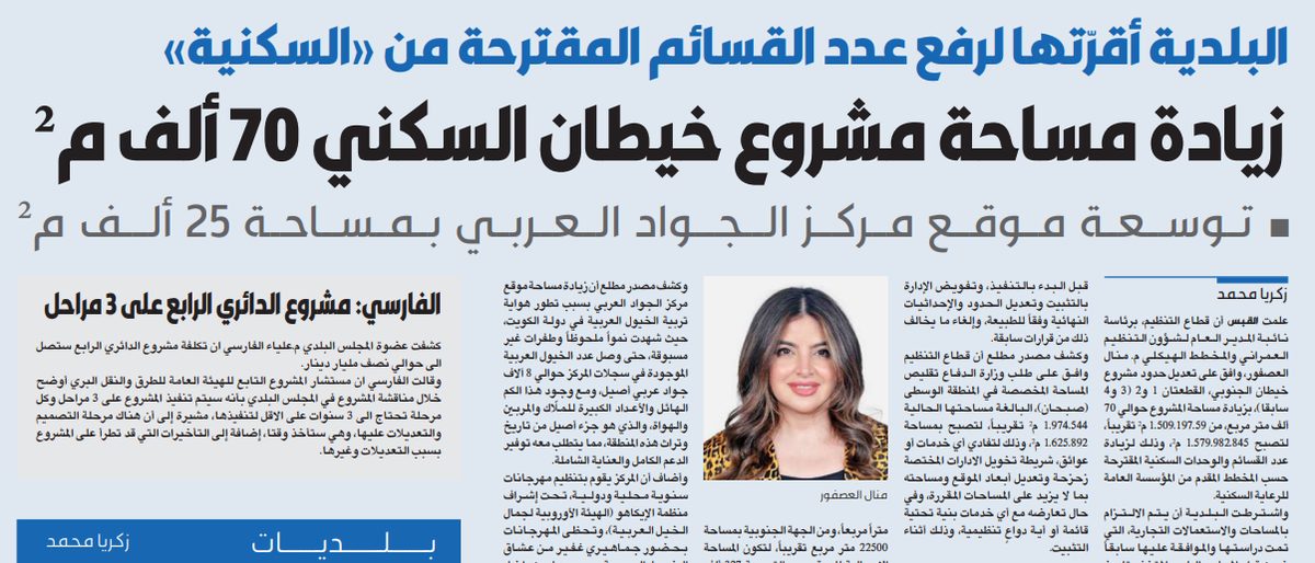 زيادة مساحة مشروع خيطان السكني 70 ألف م²