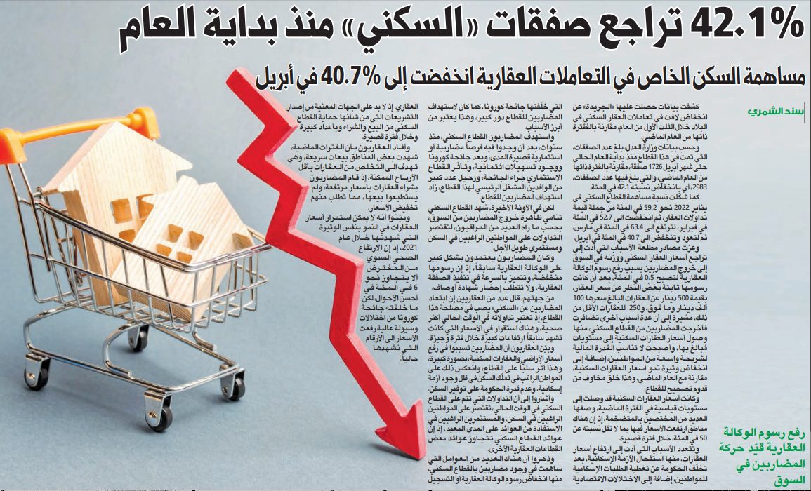رسوم الوكالة العقارية قيَّدت حركة المضاربين في «السكني»