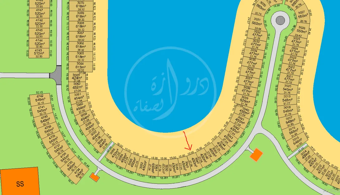 للبيع ارض في الخامسه صف اول - نسخة - صورة 1