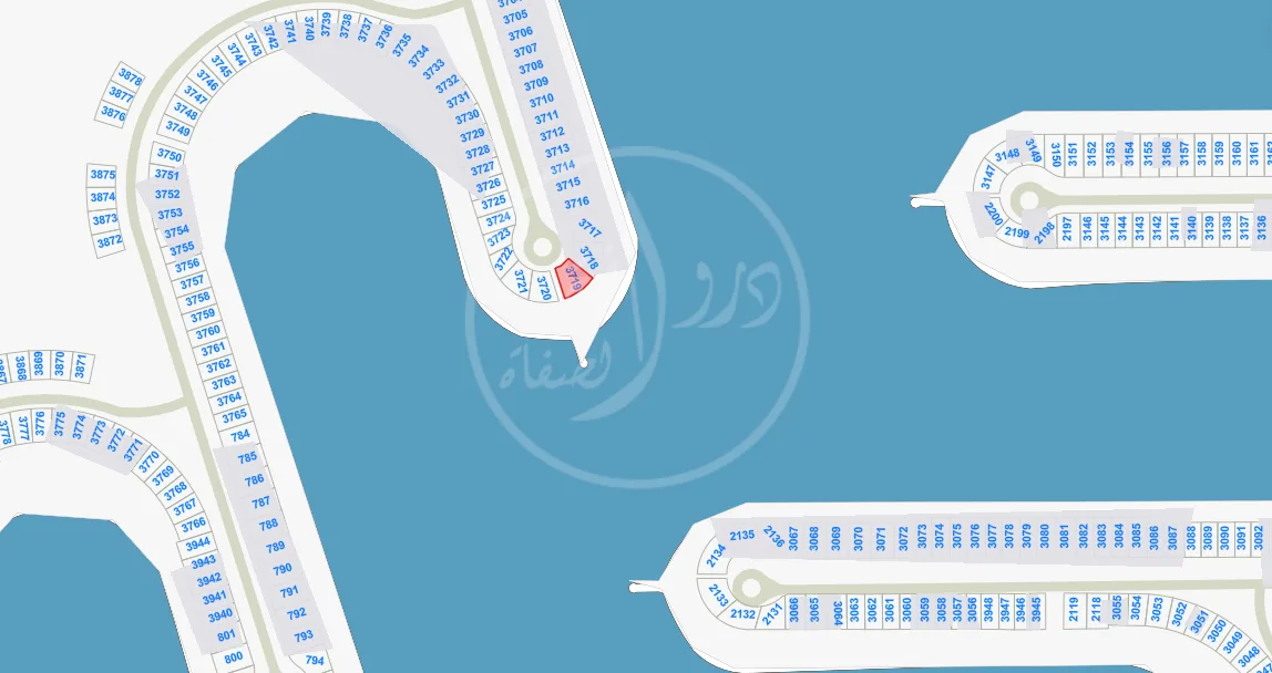 ارض للبيع في مدينة صباح البحرية المرحلة الثالثة - صورة 1