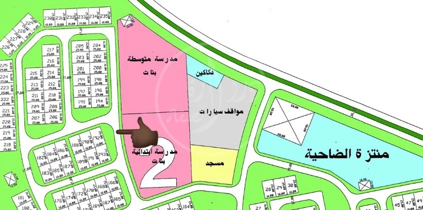 ارض مميزة للبيع في الفنيطيس قطعة 2