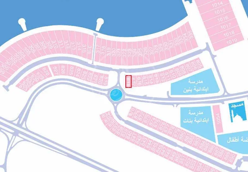 للبيع ارض راس في المرحله الثانيه