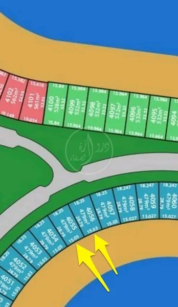 لبيع ارضين بجانب بعض في صباح الاحمد البحريه المرحله الخامسه