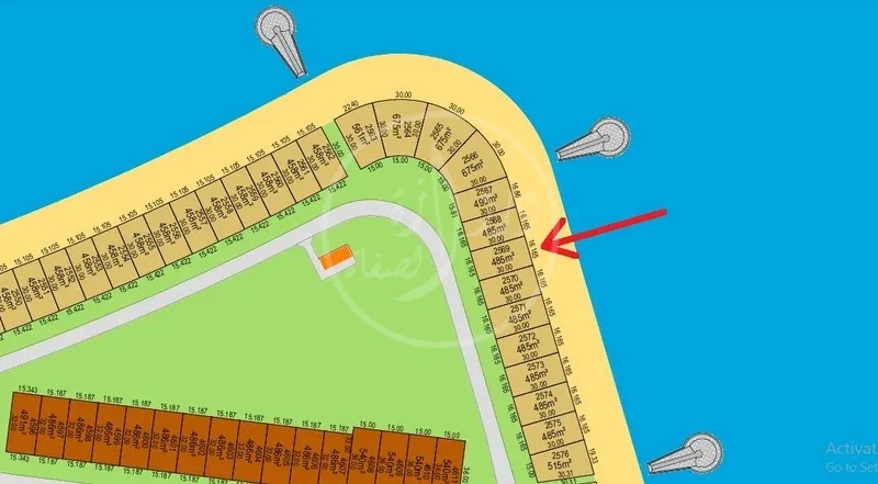 ارض مميزة للبيع في صباح الاحمد البحرية المرحلة الخامسة